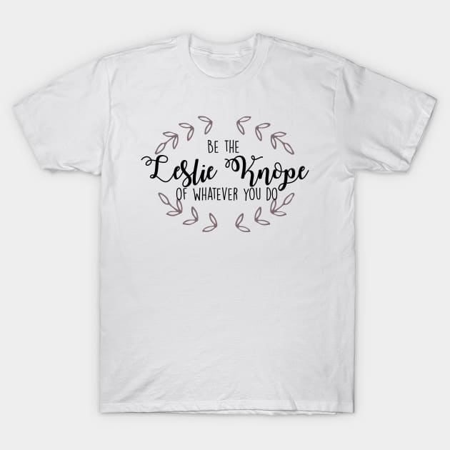 Leslie Knope T-Shirt by mariansar